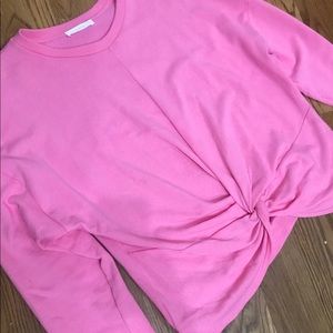 Bright pink sweatshirt, NWOT, sz M